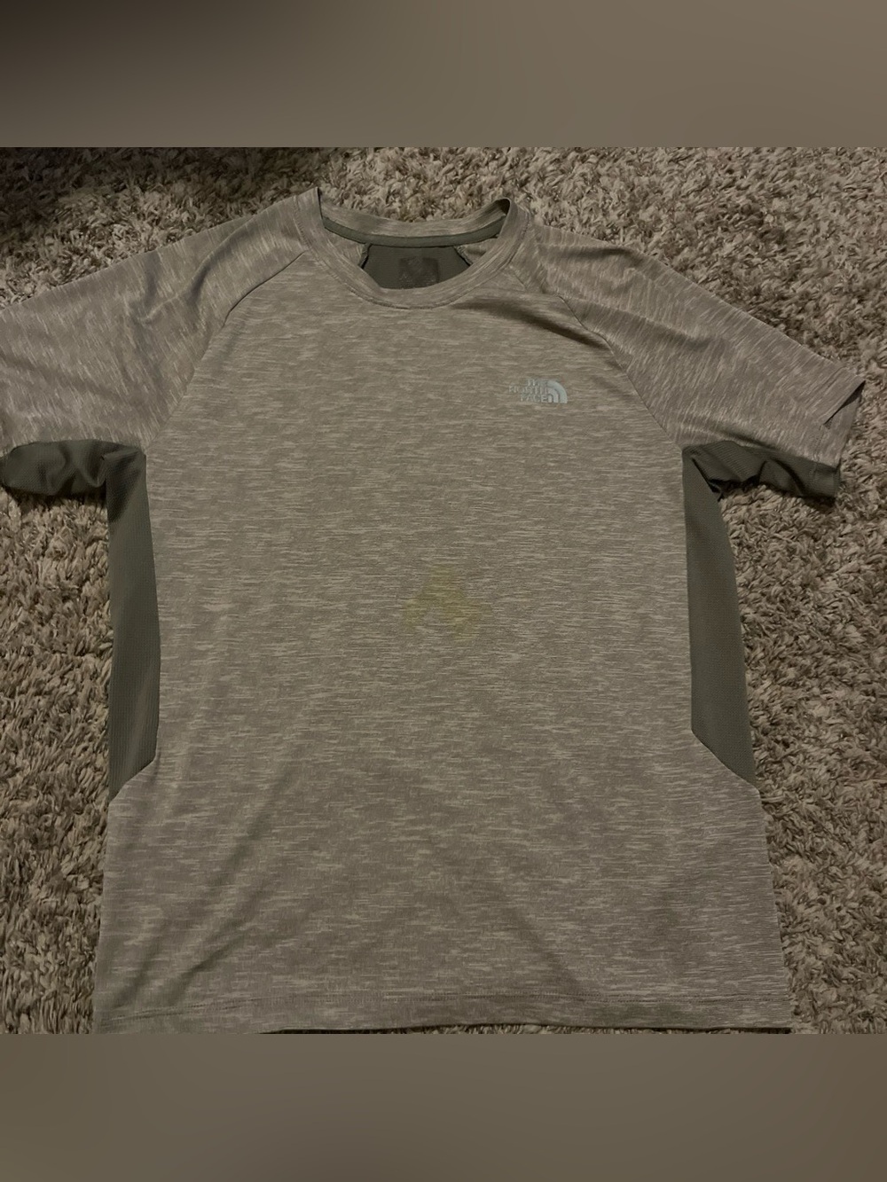 The North Face Short-Sleeve Athletic Tee - Light and dark Gray/tan